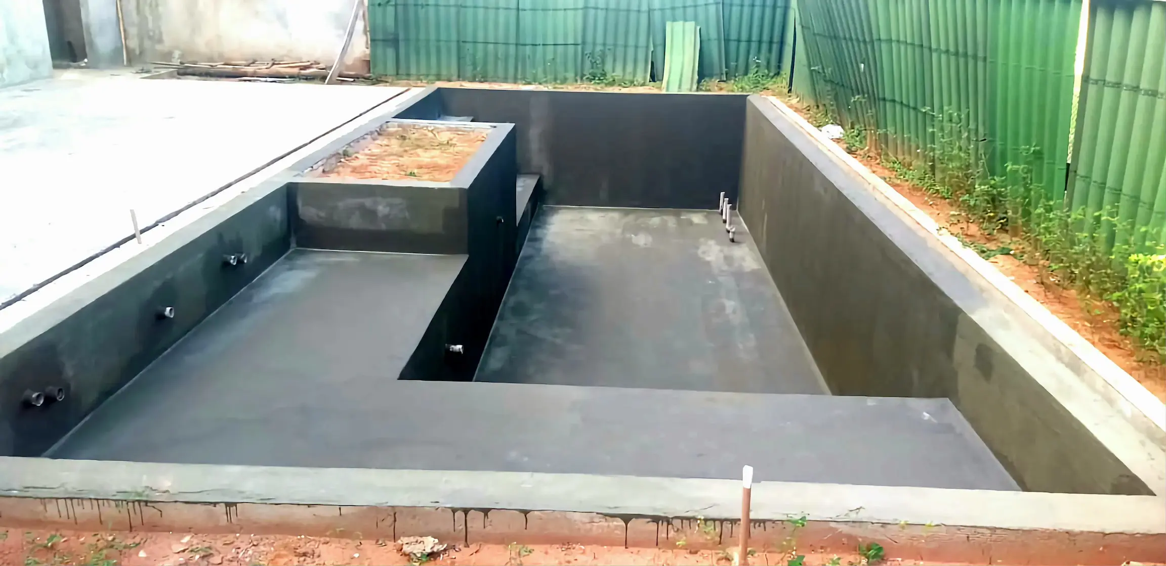 Impermeabilização da piscina Condomínio Quinta do Golfe